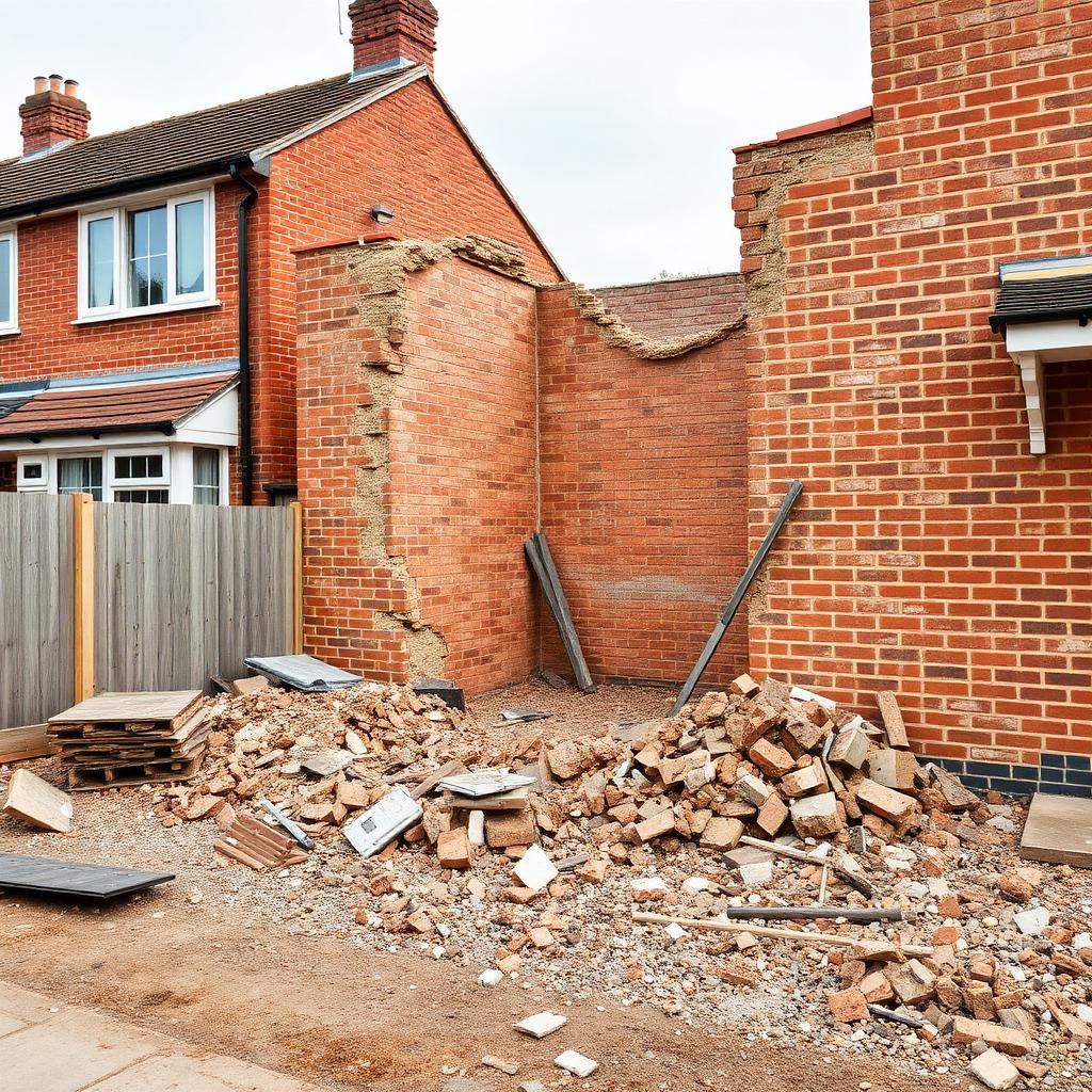 Controlled demolition services with waste management